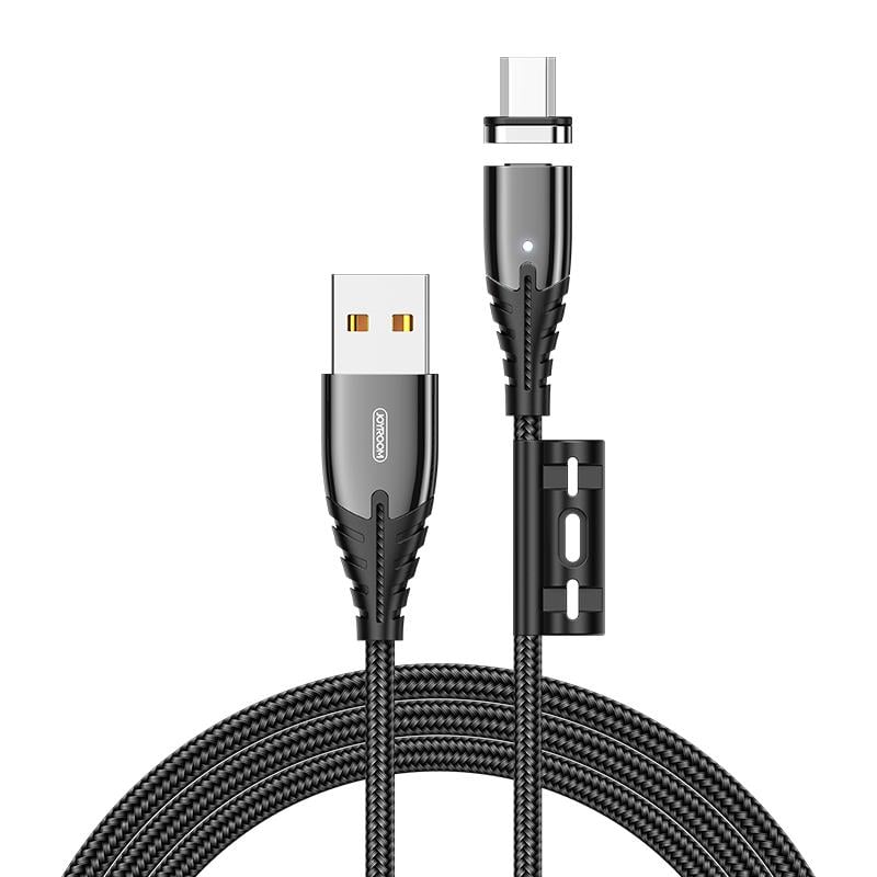 Кабель Joyroom Micro USB Magnetic Series S-M408 2,4 А 1,2 м Black (530347)