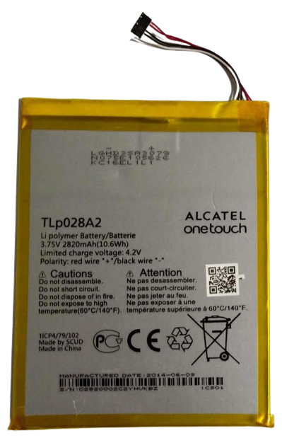 Аккумулятор для Alcatel 028AD TLp028A2 2820 mAh (000021331)