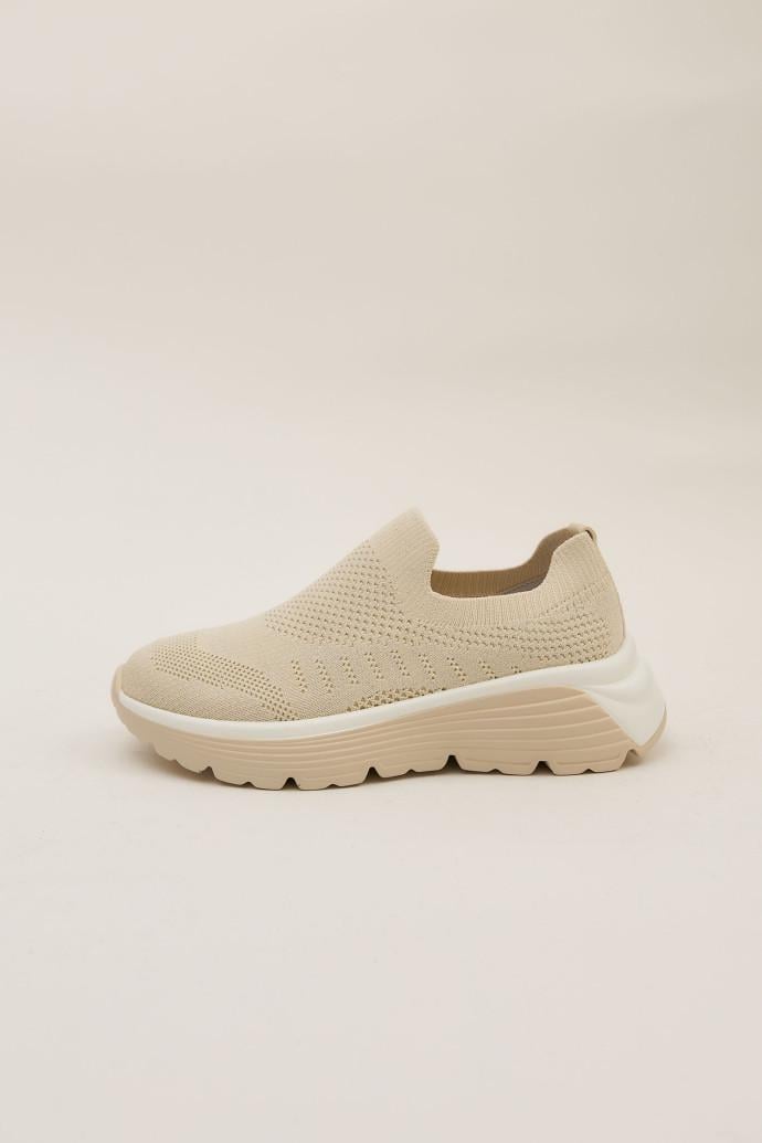 Слипоны ALLSY 195648 г. 36 Бежевый (21056_36)