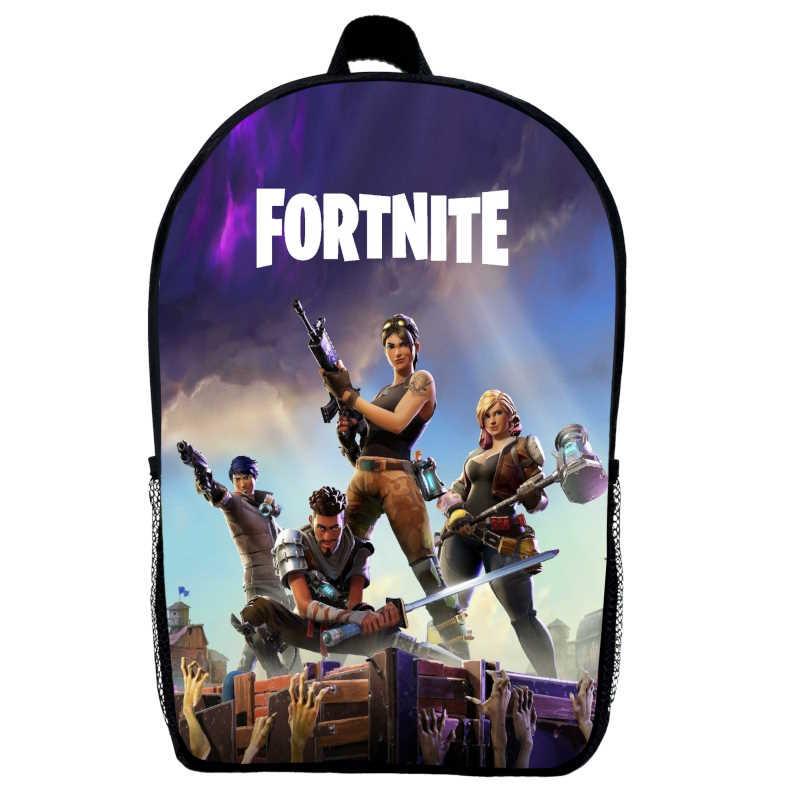 Школьный рюкзак Fortnite 07 39х27х14 см 14 л Черный (2364861574)