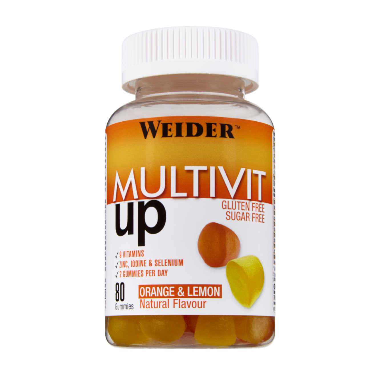 Добавка натуральная Multivit Orange-Lemon 80 gummies