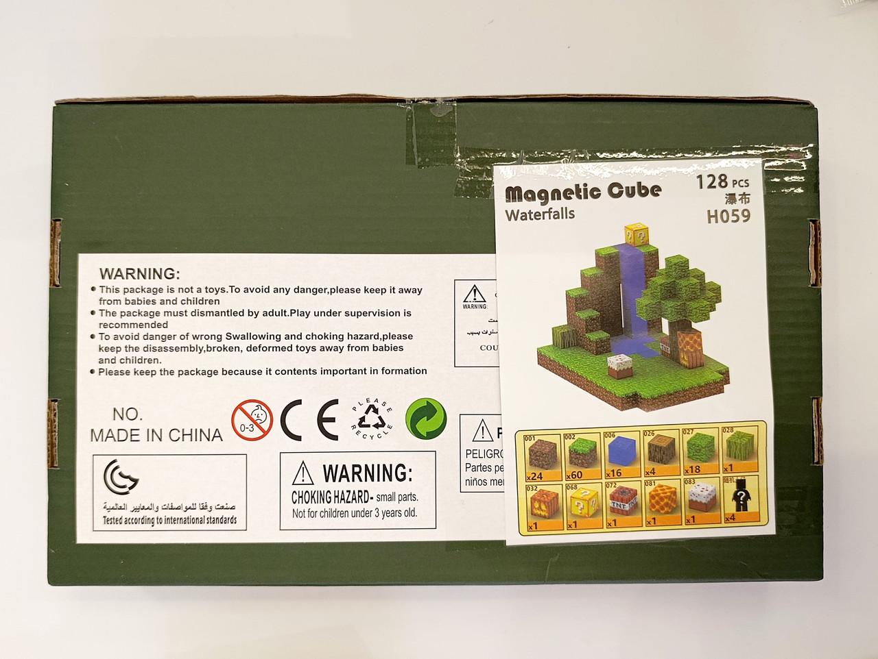 Конструктор магнитный Майнкрафт 128 дет. - фото 4 Конструктор магнитный Майнкрафт 128 дет. - фото 4