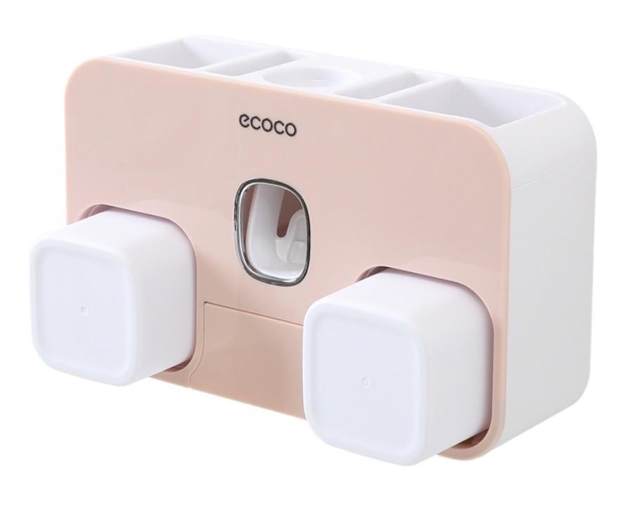 Органайзер ECOCO E1709 с диспенсером и ультрафиолетовым стерилизатором зубных щеток Бело-розовый (SUN4944) Органайзер ECOCO E1709 с диспенсером и ультрафиолетовым стерилизатором зубных щеток Бело-розовый (SUN4944)