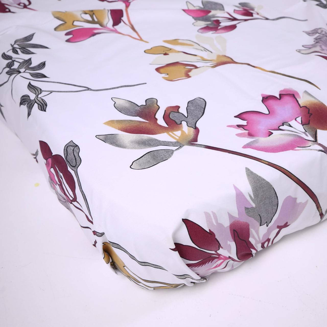 Простынь на резинке Spring flowers бязь 120х200х25 см (20020102)