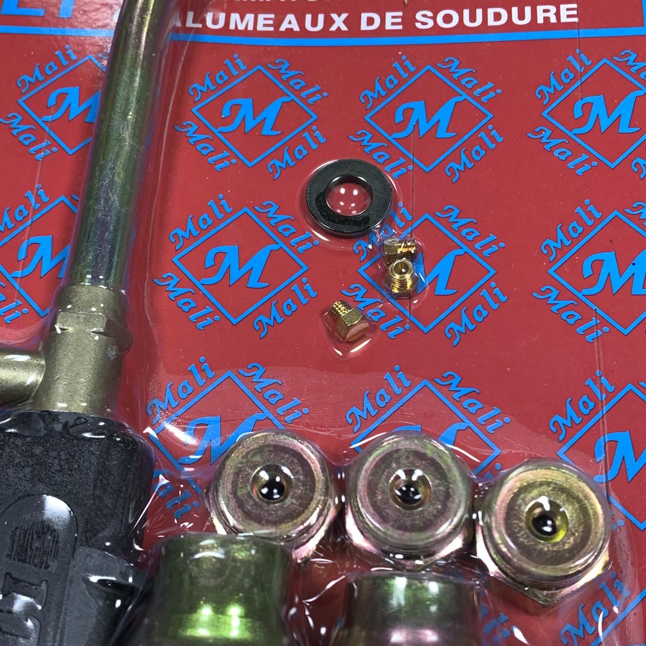 Набор газовых горелок Mali 3шт насадок (Ø23, Ø28, Ø33)мм для смоления и пайки - фото 4 Набор газовых горелок Mali 3шт насадок (Ø23, Ø28, Ø33)мм для смоления и пайки - фото 4