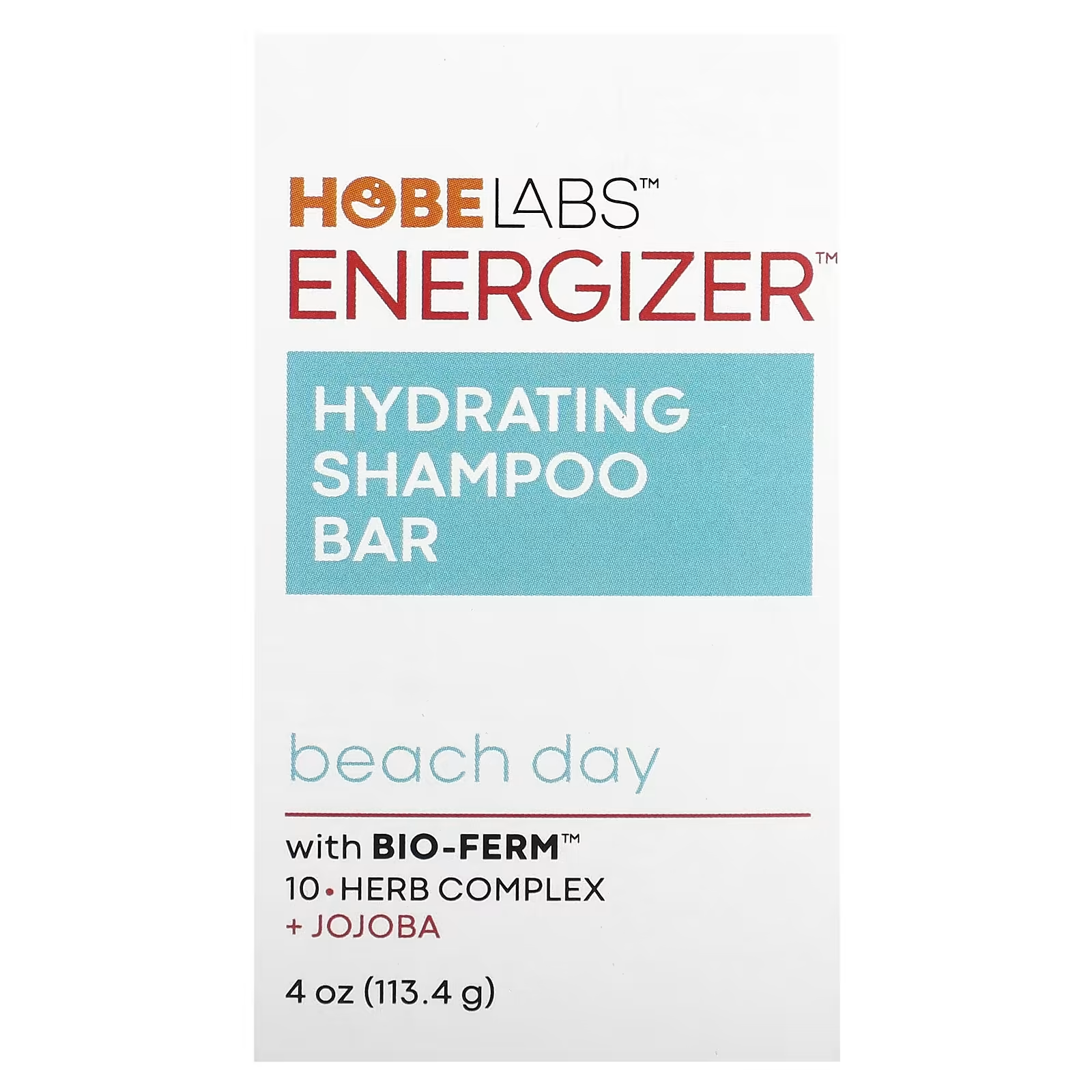 Шампунь-мыло твердый Hobe Labs Energizer увлажняющий Beach Day 113,4 г (24423134)