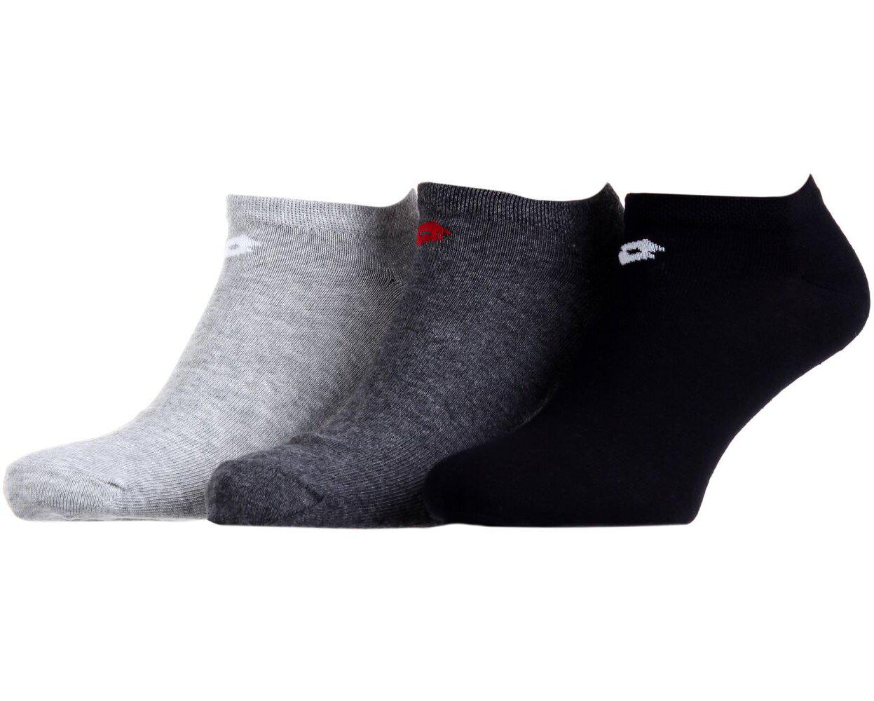 Шкарпетки Lotto 3-pack р. 39-42 Black/Gray (93510614-2)