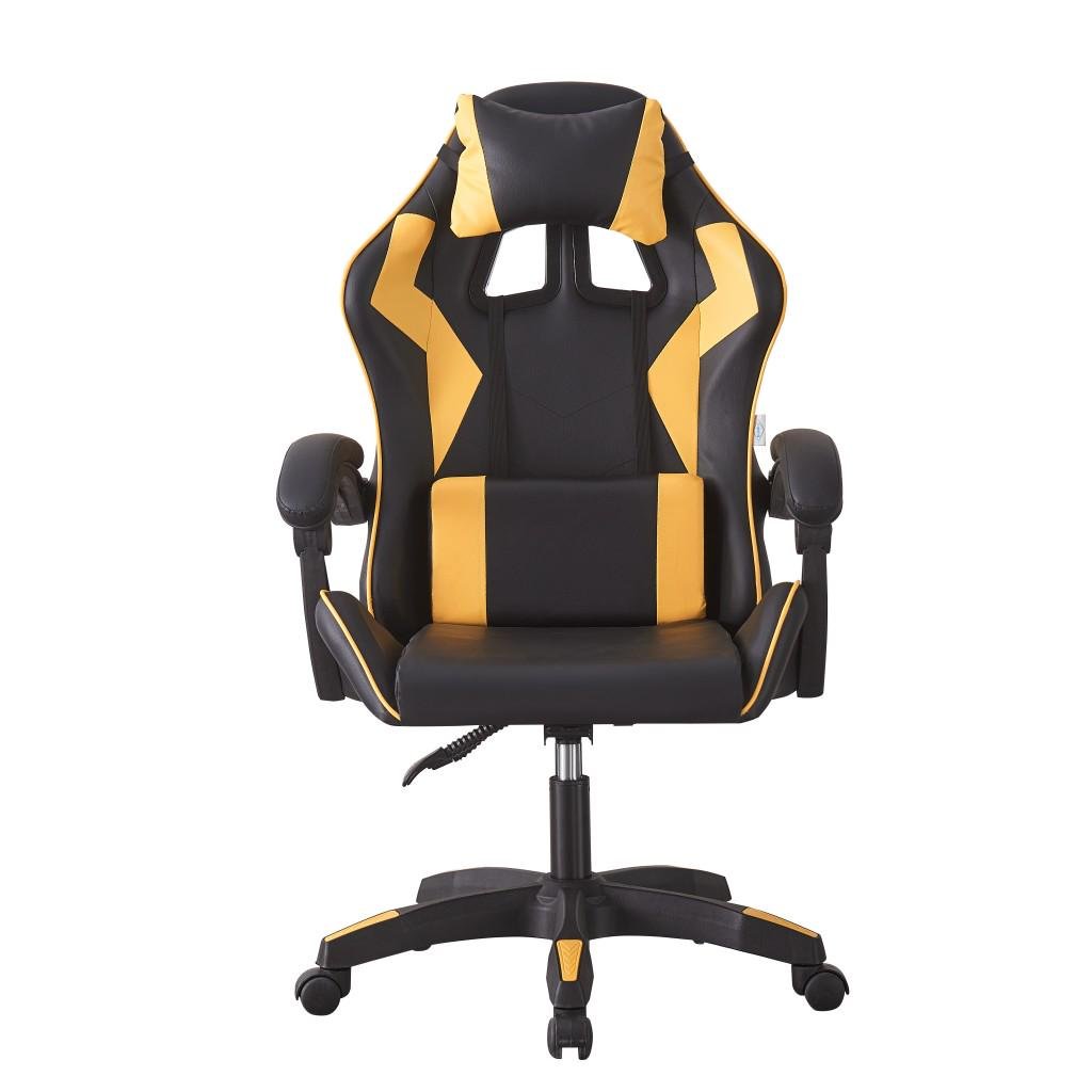 Крісло геймерське Bonro B-0519 Жовтий (4240036312) Крісло геймерське Bonro B-0519 Жовтий (4240036312)