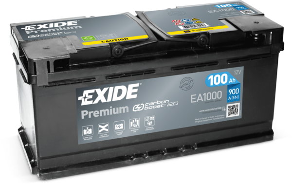 Акумулятор для легкового автомобіля EXIDE PREMIUM Euro 100 Ah 12V (18073436)