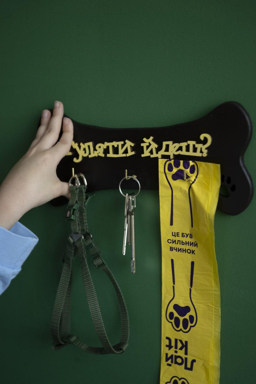 Вешалка для собачьих аксессуаров "Гуляти йдеш?" (DIY032022) - фото 4 Вешалка для собачьих аксессуаров "Гуляти йдеш?" (DIY032022) - фото 4