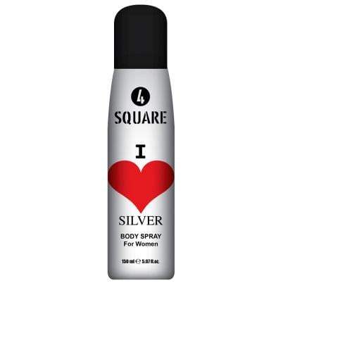 Дезодорант-спрей женский 4 SQUARE Silver 150 мл (282661) Дезодорант-спрей женский 4 SQUARE Silver 150 мл (282661)