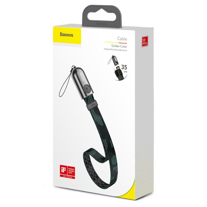 Кабель BASEUS USB-A to Lightning 35 см Black (568800) - фото 6 Кабель BASEUS USB-A to Lightning 35 см Black (568800) - фото 6