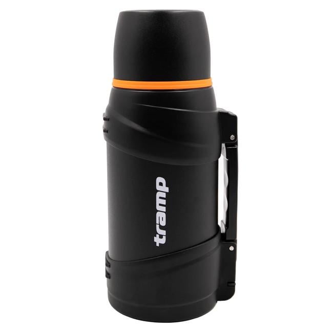 Термос Tramp Travel Line с ситечком для чая 1,3 л Black (iz13676)