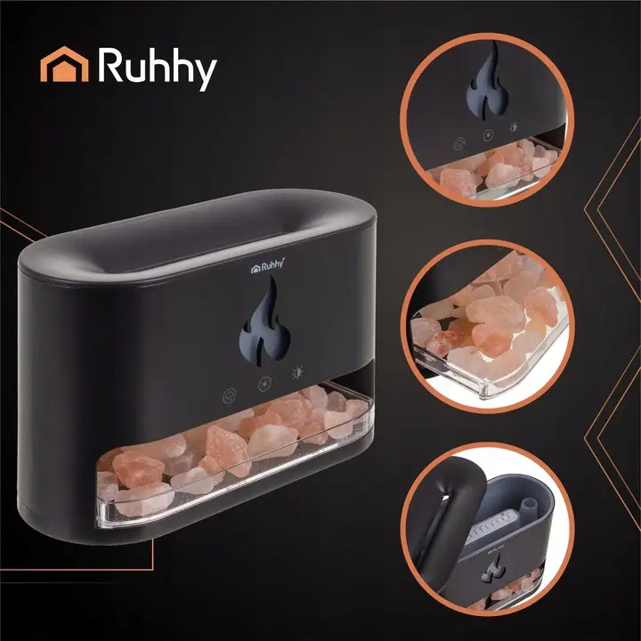 Аромадиффузор с эффектом камина Ruhhy 26417 RGB подсветка 250 мл (26417) - фото 3 Аромадиффузор с эффектом камина Ruhhy 26417 RGB подсветка 250 мл (26417) - фото 3