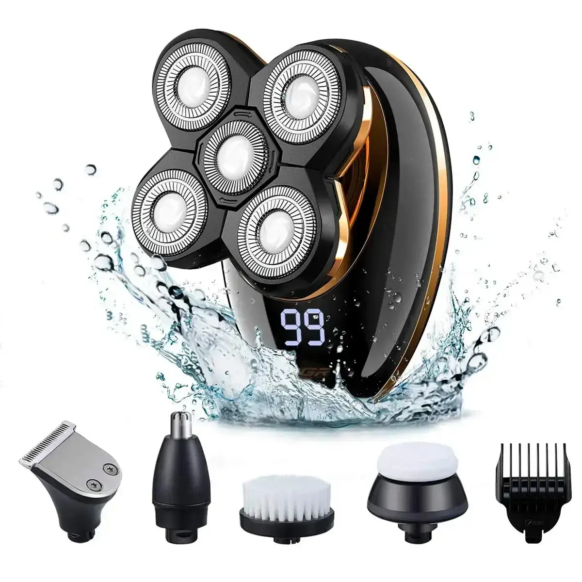 Электробритва 5в1 для бритья бороды и головы VGR V-316 (27432477) - фото 2