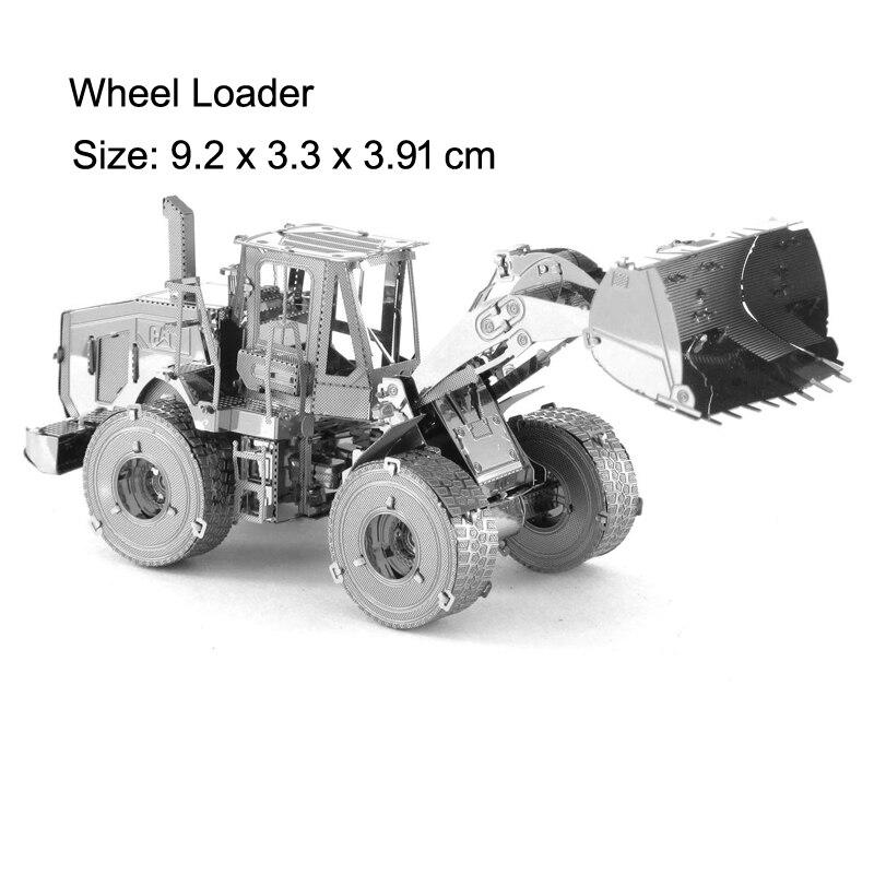 Пазл металевий 3D Wheel Loader 9,2x3,3x3,91 см (2781) - фото 2