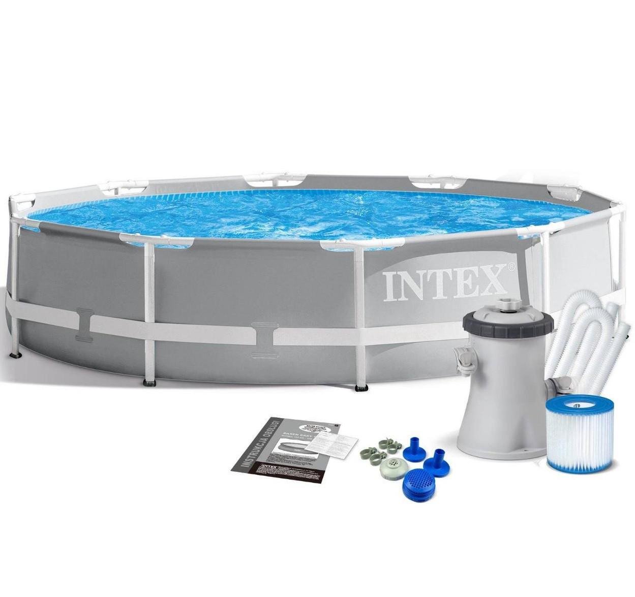 Бассейн каркасный Intex с фильтр-насосом 305х76 см (31913417)