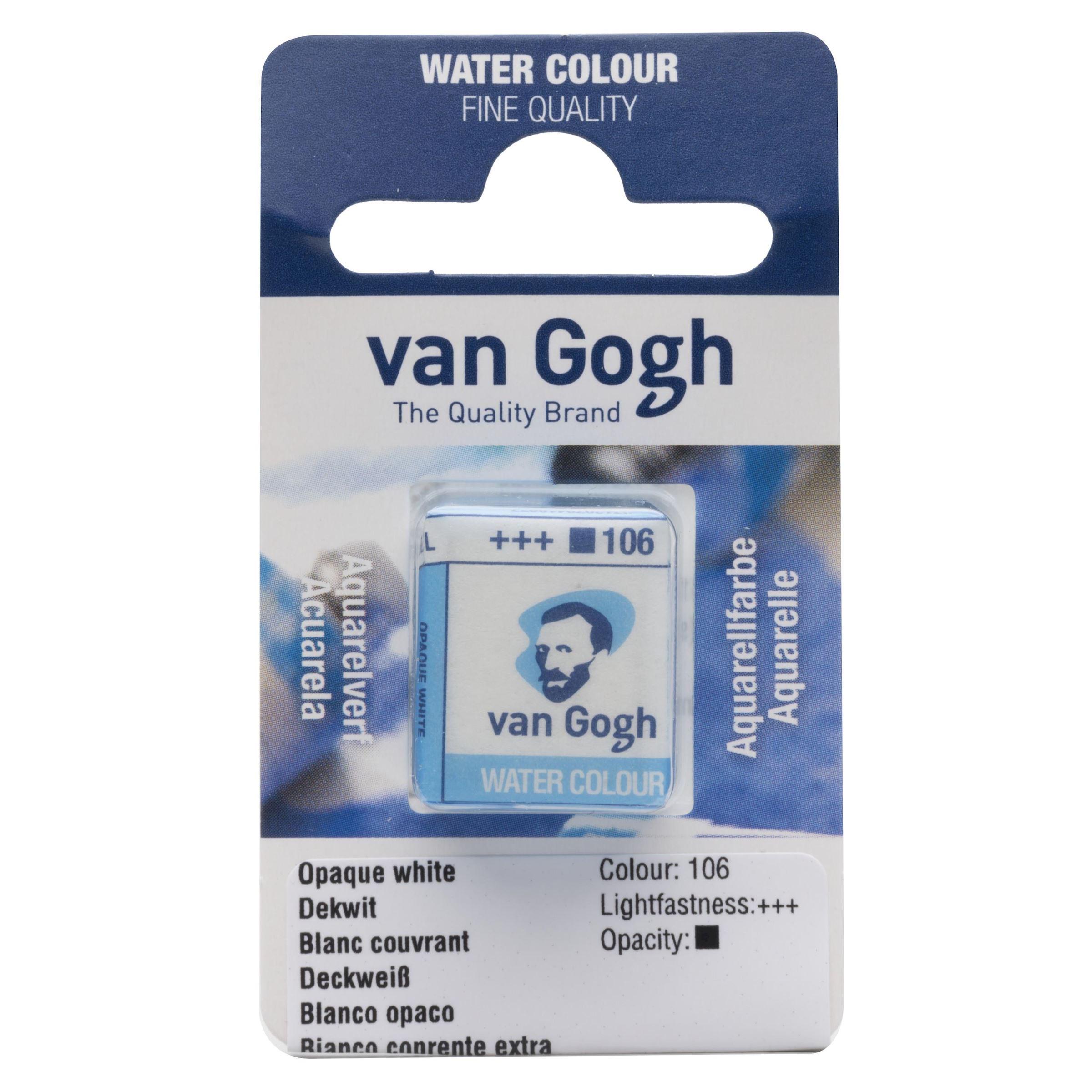 Акварельная краска Van Gogh кювета 1,5 мл 106 Белила супер покровные (20861061)