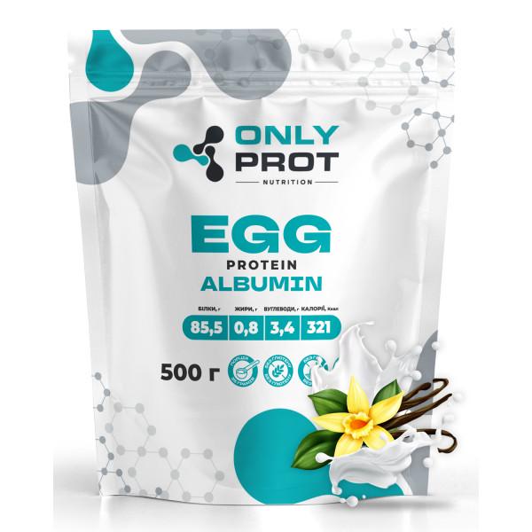 Протеин яичный альбумин ONLY PROT NUTRITION Egg Protein сухой белок в порошке 500 г Ваниль (21-145-egp-v-500g) Протеин яичный альбумин ONLY PROT NUTRITION Egg Protein сухой белок в порошке 500 г Ваниль (21-145-egp-v-500g)