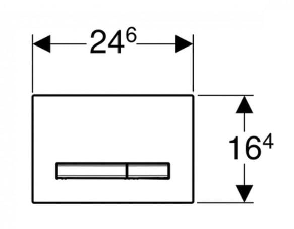 Кнопка для унитаза GEBERIT SIGMA 50 115.788.21.2 (57133) - фото 2