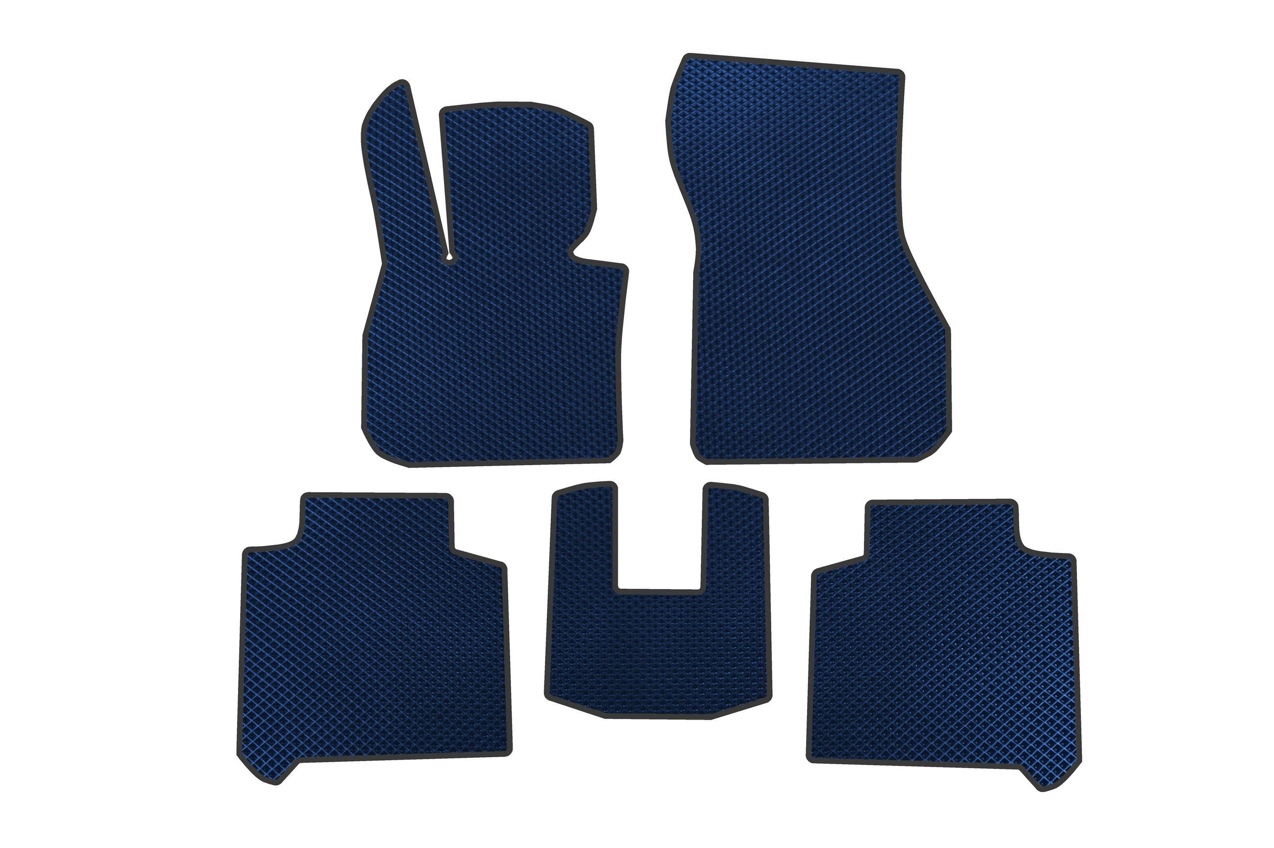 Коврики в автомобиль EVA 2 ряда Digital Designs для F46 BMW 2 серия Active Tourer F45/F46 2014-2021 гг. этилвинилацетат Синий