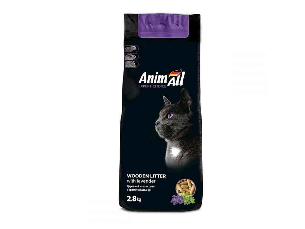 Наполнитель AnimAll древесный с ароматом лаванды 2,8 кг (986404) Наполнитель AnimAll древесный с ароматом лаванды 2,8 кг (986404)