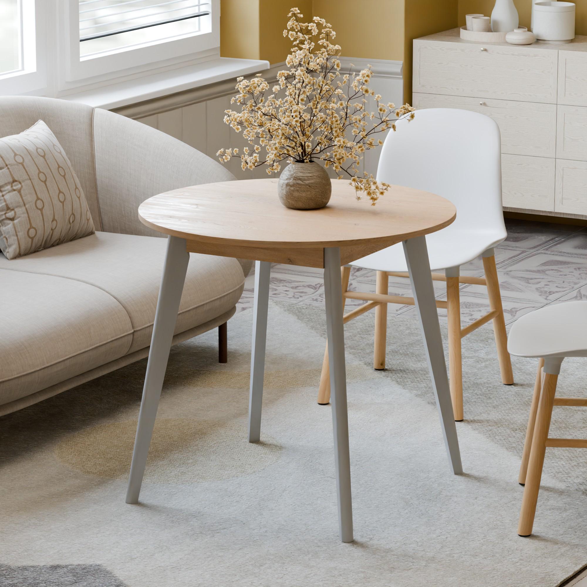 Обеденный стол Неман БОН 880х880 мм Дуб кремона торро/Серий (5588841) - фото 2 Обеденный стол Неман БОН 880х880 мм Дуб кремона торро/Серий (5588841) - фото 2