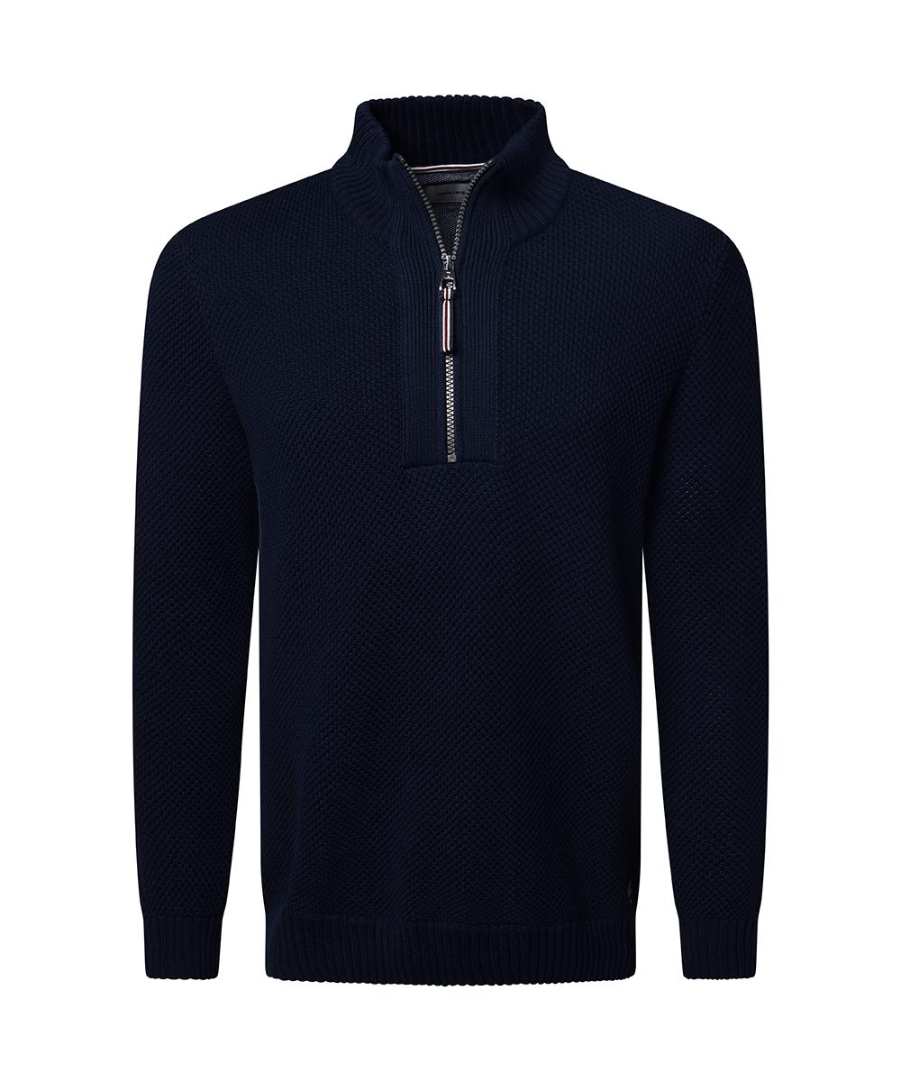 Кофта на напівблискавці чоловіча L Темно-синій (C5 51502.5114.6325-L)