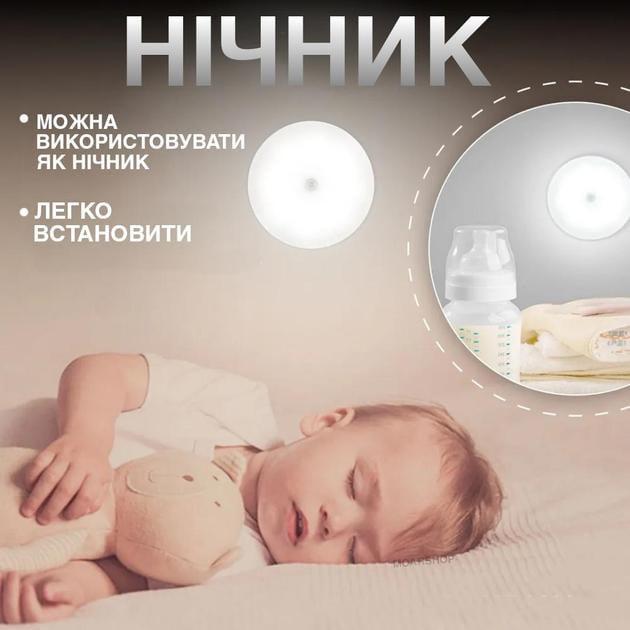 Світильник Led бездротовий Body induction lamp на акумуляторі з датчиком руху - фото 7 Світильник Led бездротовий Body induction lamp на акумуляторі з датчиком руху - фото 7