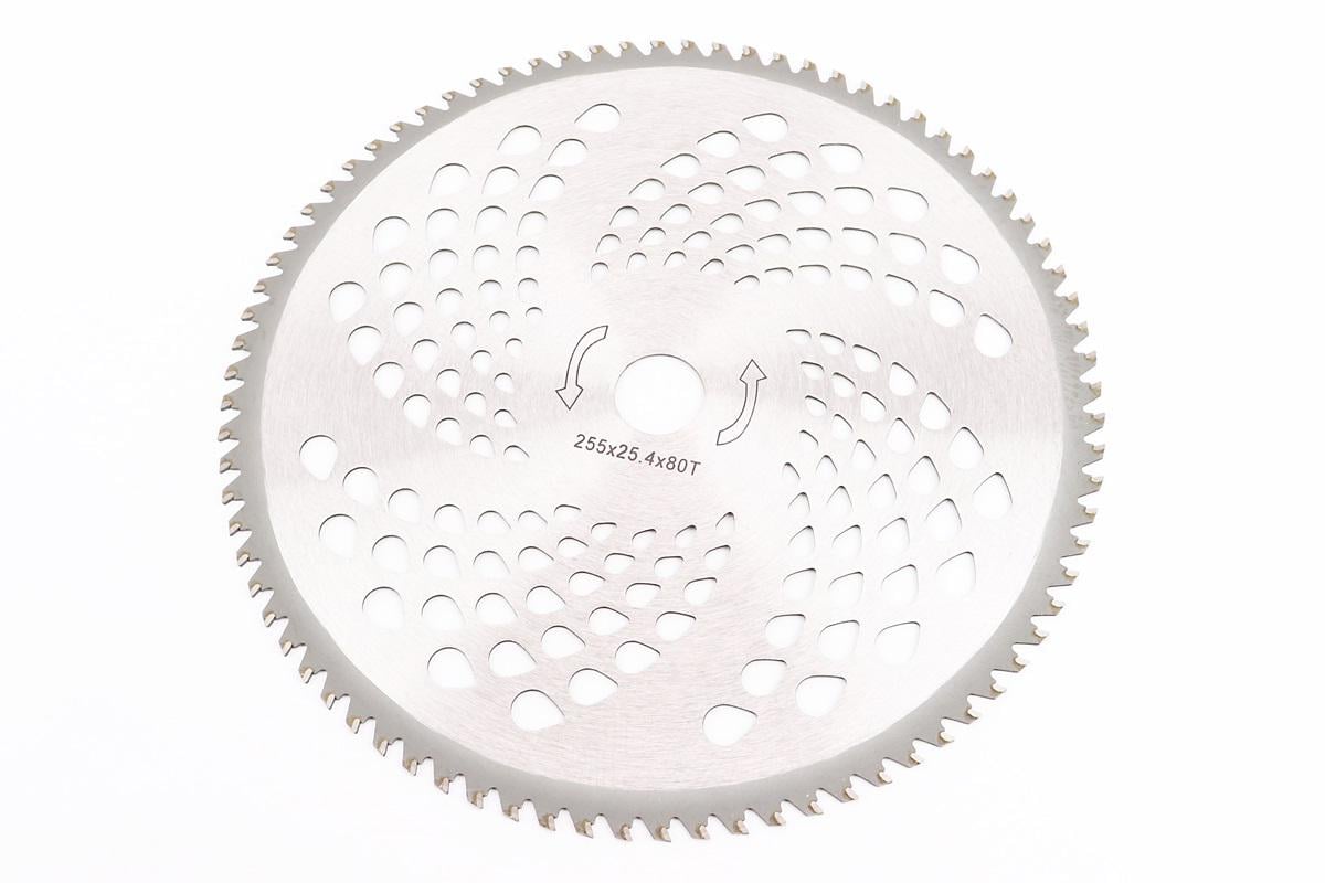 Ніж з побідитовими зубцями до мотокос 80Тx255 мм