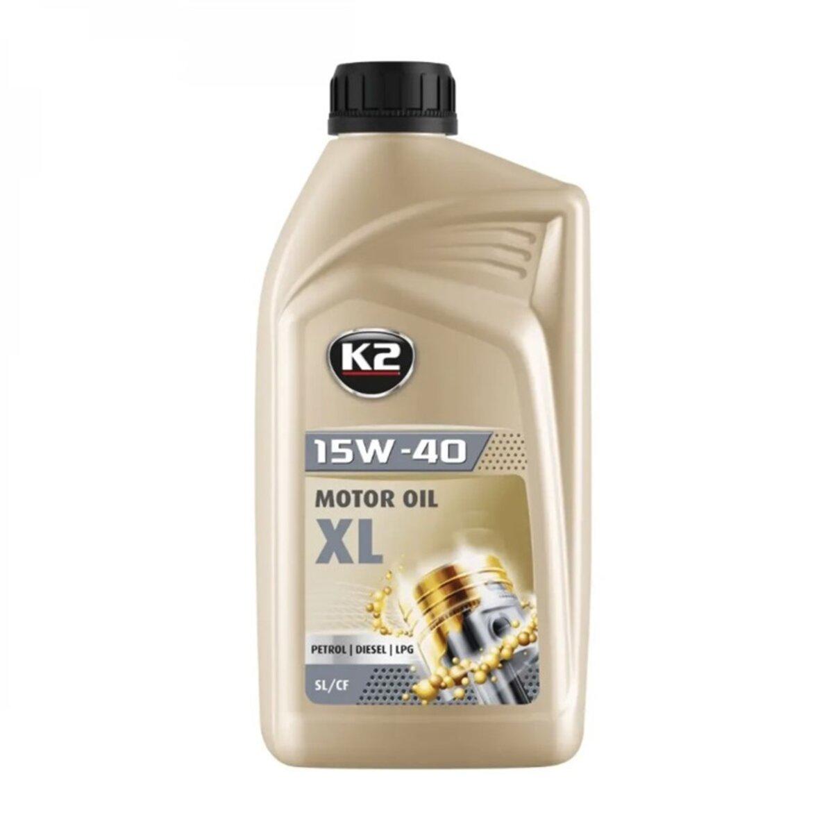Моторное масло K2 Motor Oil XL 15W-40 1 л