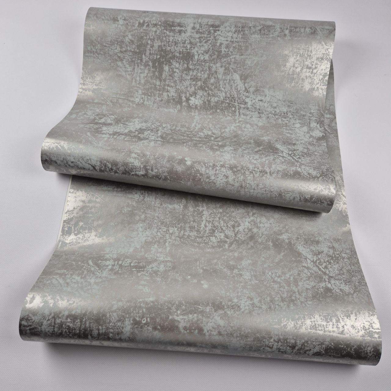 Шпалери вінілові на флізеліні Marburg 53130 0,53х10,05 м Сіро-срібні (30220162) - фото 5 Шпалери вінілові на флізеліні Marburg 53130 0,53х10,05 м Сіро-срібні (30220162) - фото 5