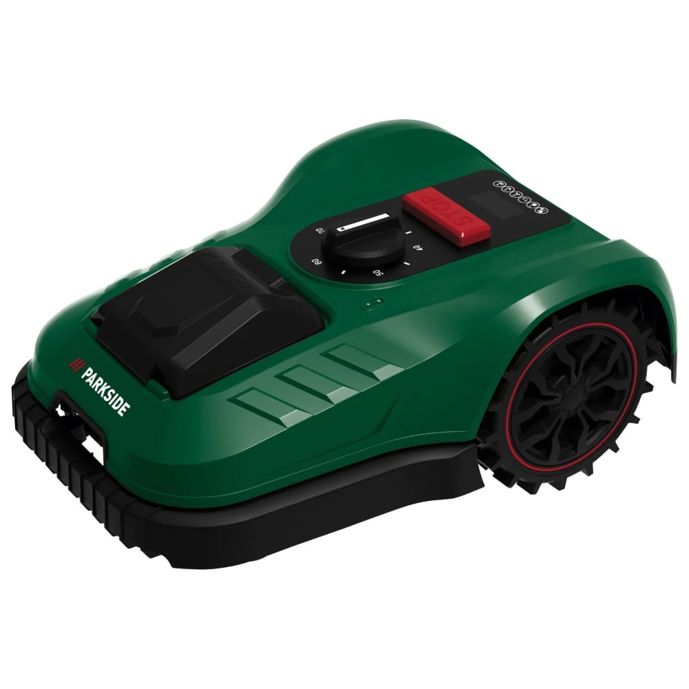 Газонокосилка аккумуляторная роботизированная PARKSIDE PAMR 750 A1 20 В 4 А/час с Wi-Fi и Bluetooth