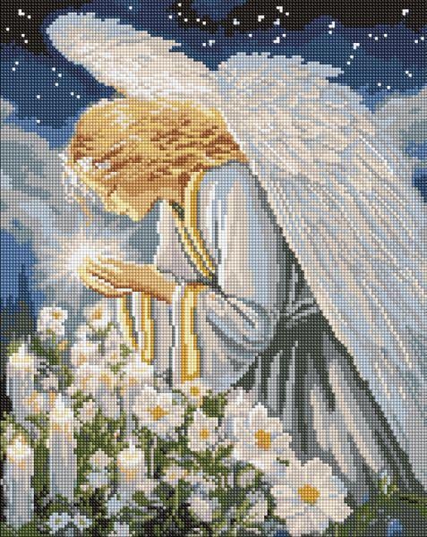 Алмазная мозаика Ideyka Молитва ангела 40x50 см (Id-AMO8213)