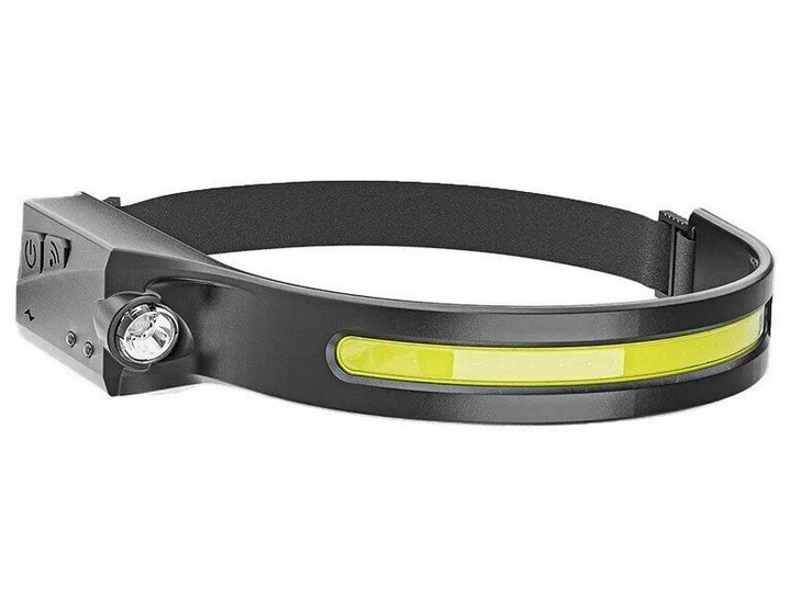 Фонарь налобный W689-1 с ИК-датчиком движения (9521486)