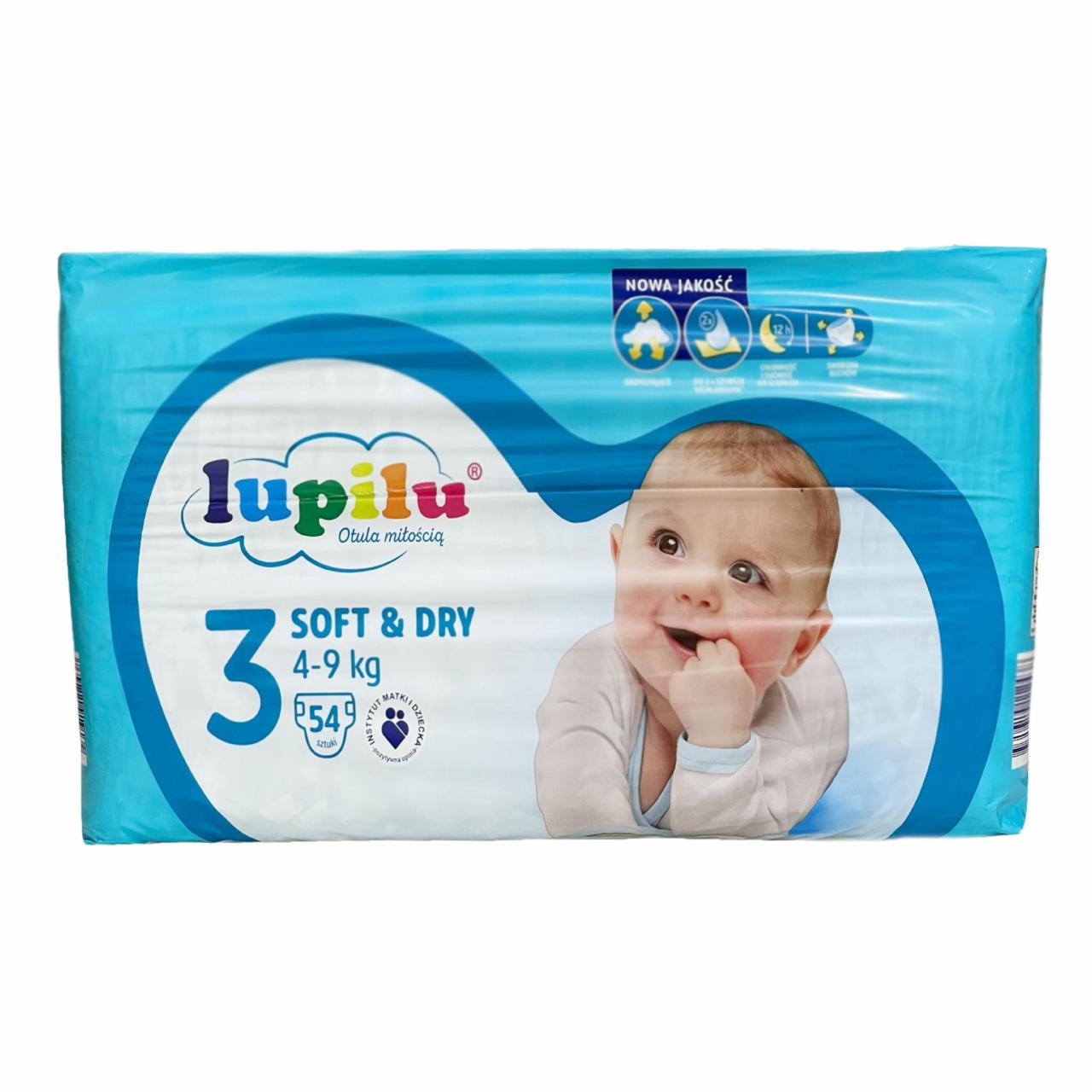 Підгузки Lupilu soft & dry 3 Midi 4-9 кг 54 шт. (2734368685)