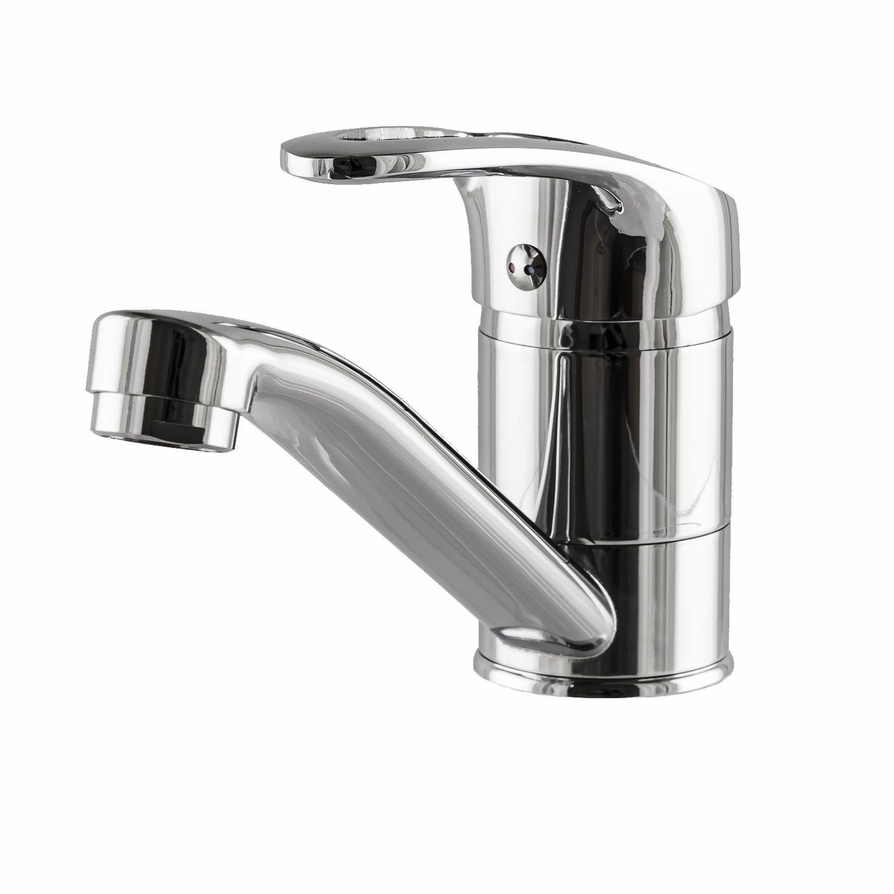 Смеситель для умывальника GLux Caprice GLCA-0203М Хром (9249)