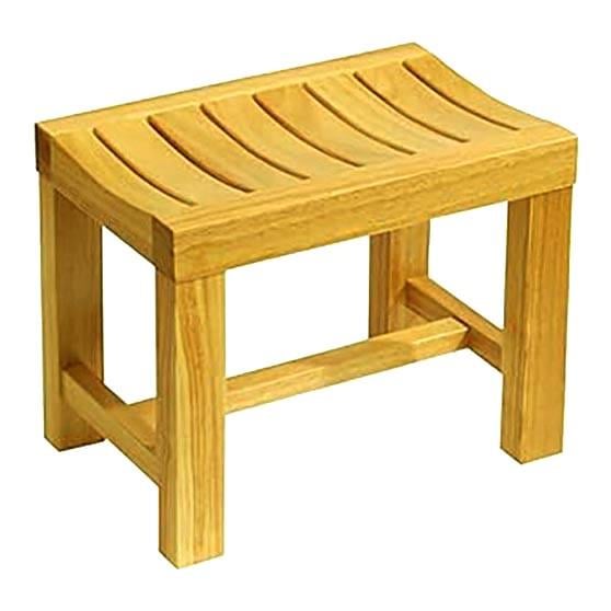 Табурет для ванной из дерева Виерис Карри (ТВН-003603)