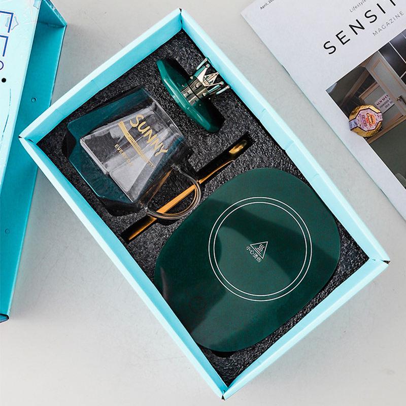 Чашка з підігрівом Stenson YG01315 400 мл Зелений (215611d9) - фото 4