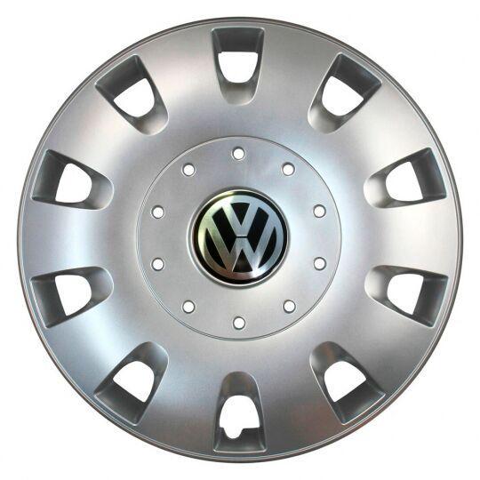 Автомобильные колпаки SKS 401 R16 с логотипом Volkswagen 4 шт. Серебристый