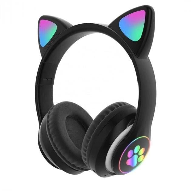 Наушники с ушками Cat Ear VZV-23M/7805 Bluetooth с LED подсветкой (30149838ER)