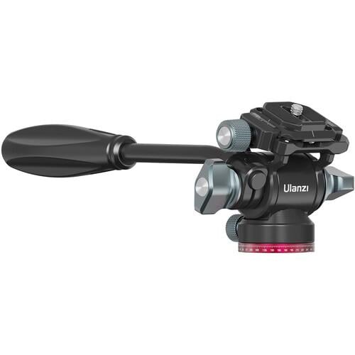 Головка штативная для камеры Ulanzi U-190 Hydraulic Head Mini 1/4" 3/8" Black (2895)
