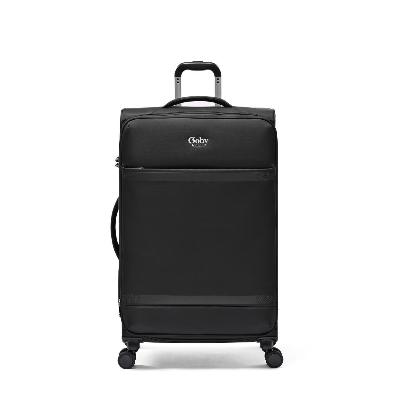 Чемодан с расширением Goby London GB-3009/32 текстильный 4 колеса замок TSA 140 л 32" 85 см Black (2505872657)