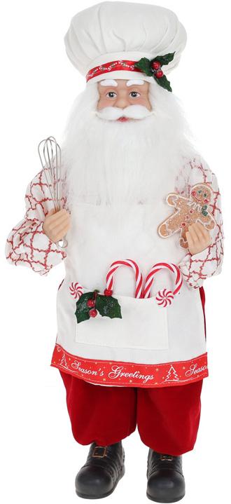 Мягкая игрушка Санта-Повар 46 см Красный/Белый (BD-845-274)