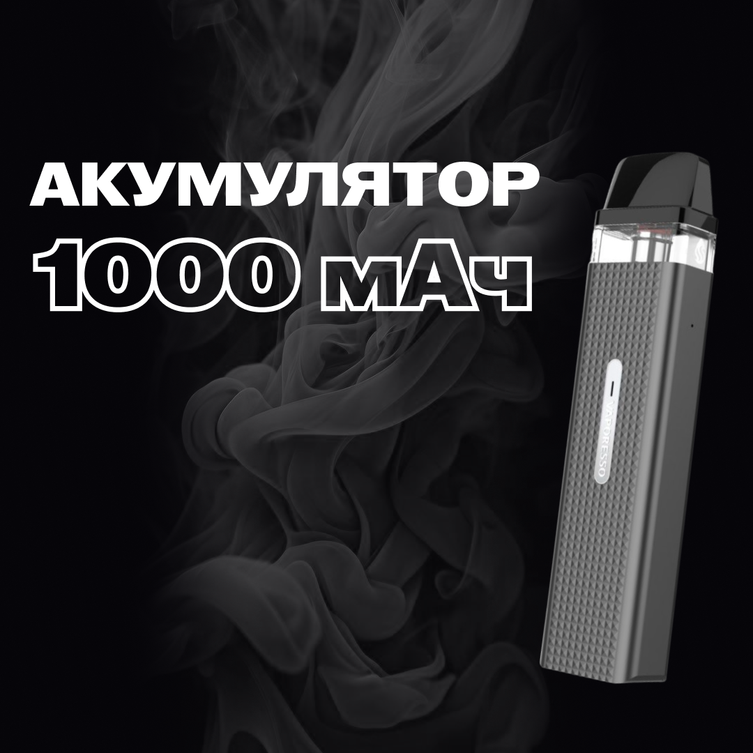 POD-система Vaporesso XROS MINI Pod Kit багаторазова 1000 mAh 2 мл Space Grey (78d469be) - фото 3