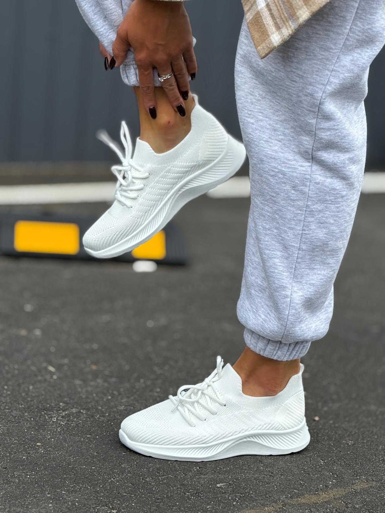 Кроссовки женские текстиль р. 36 Белый (4310646) - фото 5 Кроссовки женские текстиль р. 36 Белый (4310646) - фото 5