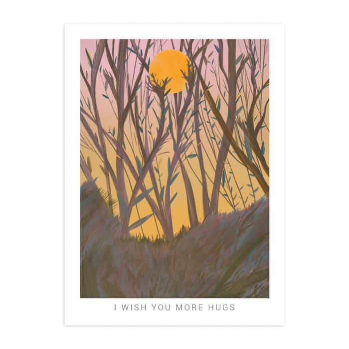 Открытка Gifty "I wish you more hugs" (AA-0040954)