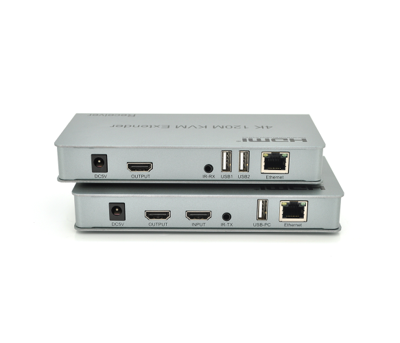 Подовжувач сигналу HDMI Voltronic 1 канал UTP USB Full HD 1080P 100 м Сірий (629855)