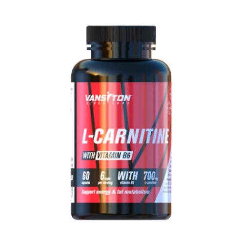 Жироспалювач для спорту Vansiton L-Carnitine With Vitamine B6 60 Caps