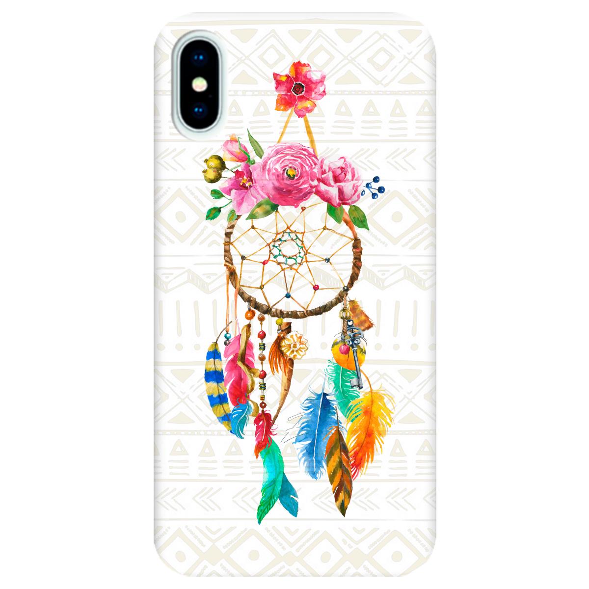 Силиконовый чехол Zorrov для Apple iPhone X - Dreamcatcher (10290050153033470)